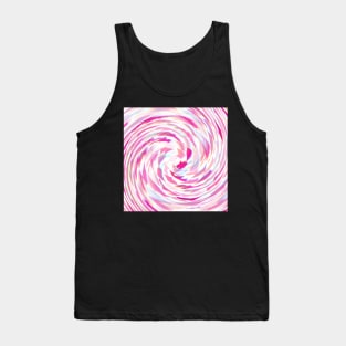 Swirl of Pink Diamond Arrows Tank Top